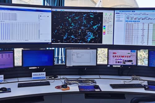 讯维分布式可视化管控系统成功应用于贵州某气象监测指挥中心