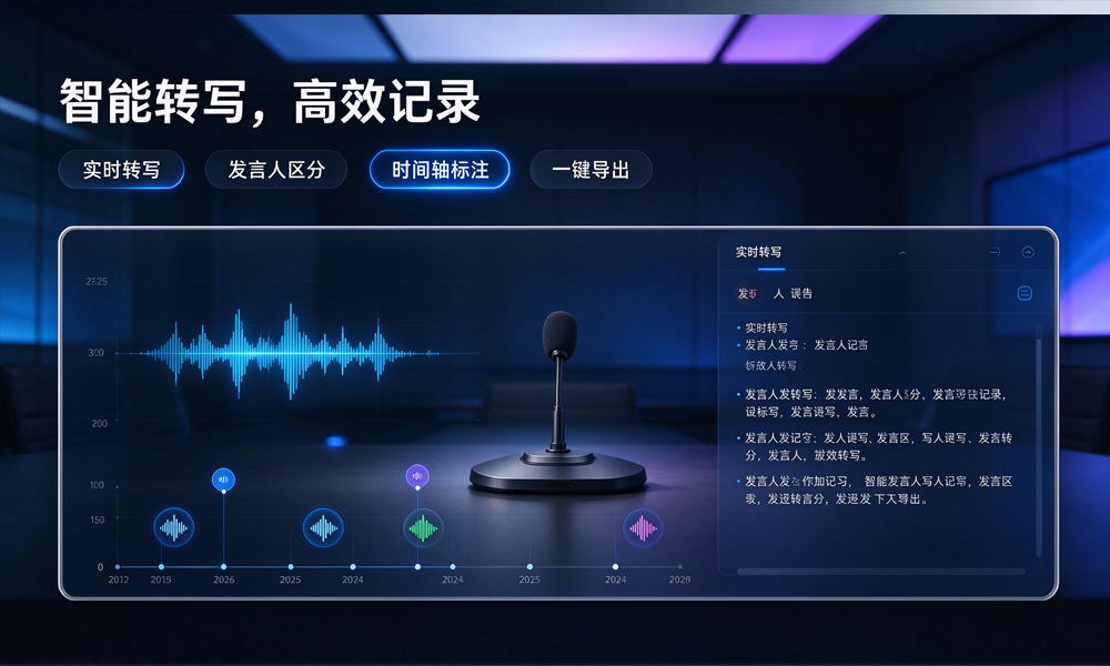 智能转写高效记录