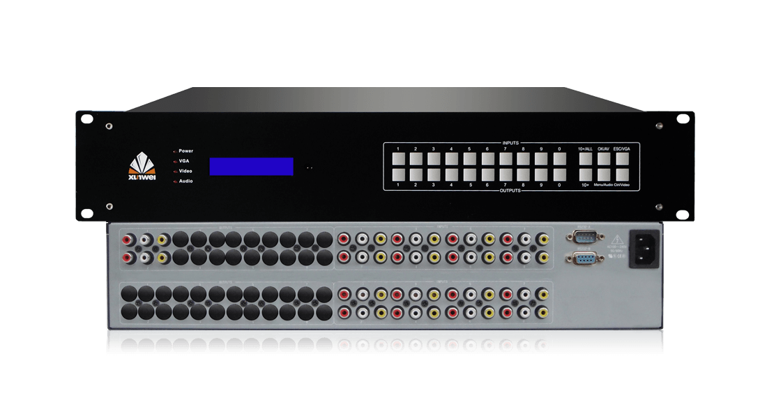 16进1出音视频切换器