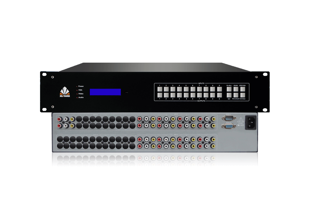 16进1出音视频切换器