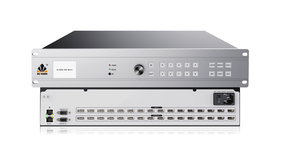 16路4K HDMI矩阵（带拼接）