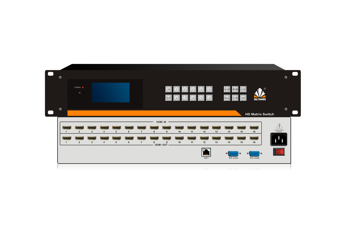 16路HDMI无缝矩阵