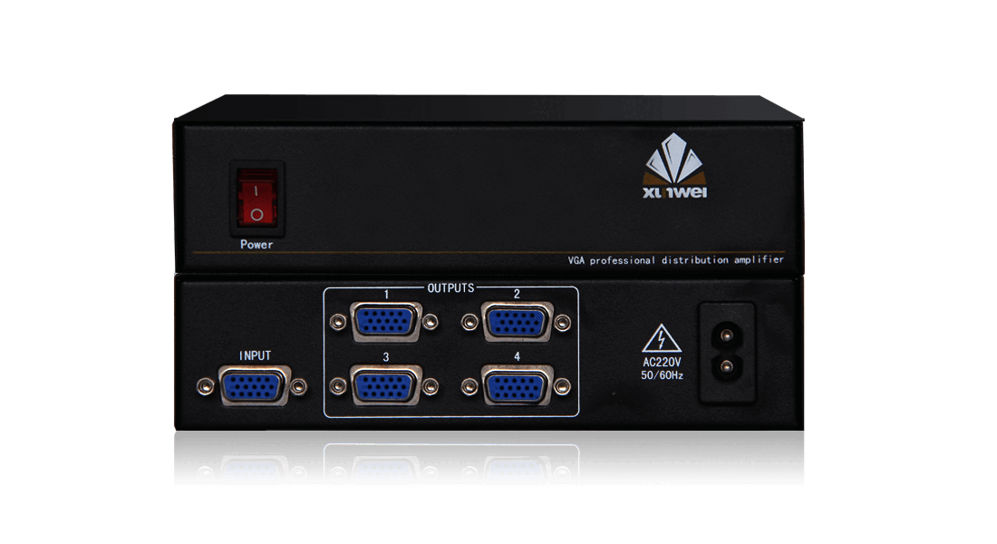 1进4出VGA分配器